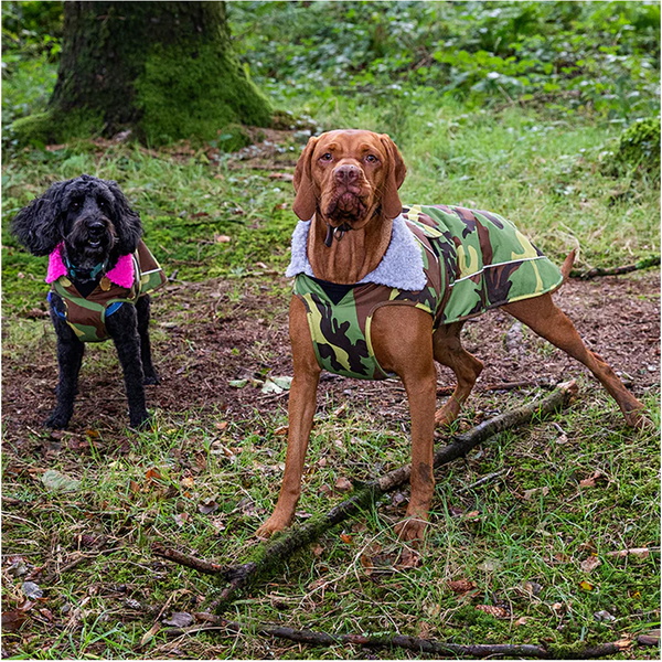 2026 Dryrobe Dog Coat V3DRDC - Pink / Camo